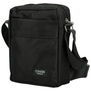 Pánska crossbody taška čierna - Coveri Remig