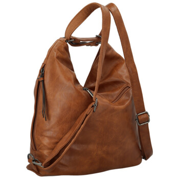 Dámsky kabelko/batoh hnedý - Paolo bags Vasilia