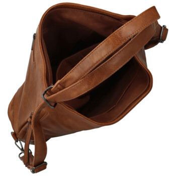 Dámsky kabelko/batoh hnedý - Paolo bags Vasilia