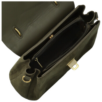 Dámska kabelka do ruky tmavo zelená - Paolo bags Tess