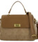 Dámska kabelka do ruky khaki - Paolo bags Tess