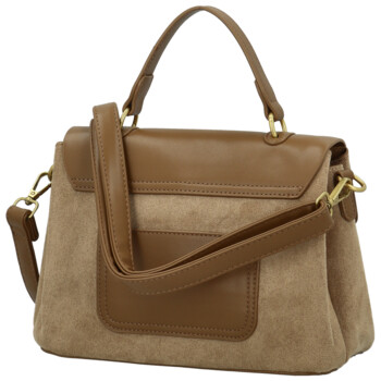 Dámska kabelka do ruky khaki - Paolo bags Tess