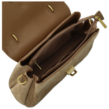 Dámska kabelka do ruky khaki - Paolo bags Tess