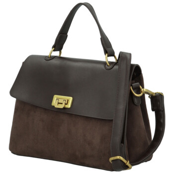 Dámska kabelka do ruky coffee - Paolo bags Tess