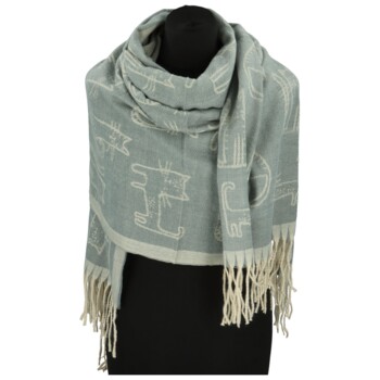 Dámsky šál svetlo šedý - Firenze Casey