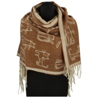 Dámsky šál hnedý - Firenze Casey