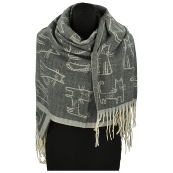 Dámsky šál šedý - Firenze Casey