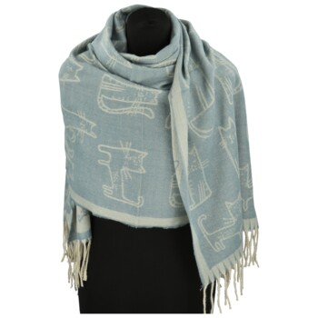 Dámsky šál svetlomodrá - Firenze Casey