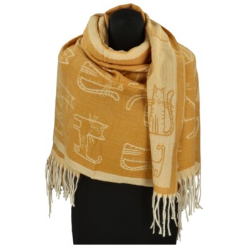 Dámsky šál žltý - Firenze Casey