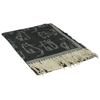 Dámsky šál čierno/béžový - Firenze Casey