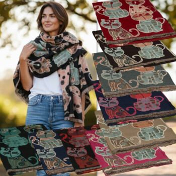 Dámsky šál červený - Firenze Gitel