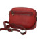 Dámska kožená crossbody kabelka vínová - Katana Shirin