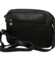 Dámska kožená crossbody kabelka čierna - Katana Shirin