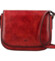 Dámska kožená crossbody kabelka vínová - Katana Pure