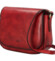 Dámska kožená crossbody kabelka vínová - Katana Pure