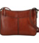 Dámska kožená crossbody kabelka hnedá - Katana Ristta