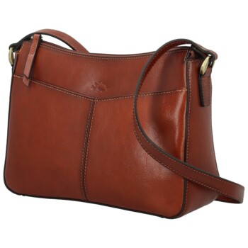 Dámska kožená crossbody kabelka hnedá - Katana Ristta