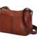 Dámska kožená crossbody kabelka hnedá - Katana Denali