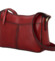Dámska kožená crossbody kabelka vínová - Katana Denali