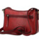 Dámska kožená crossbody kabelka vínová - Katana Denali