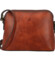Dámska kožená crossbody/taška hnedá - Katana Akíra