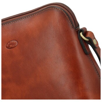 Dámska kožená crossbody/taška hnedá - Katana Akíra