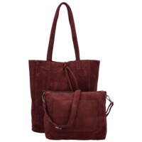 Dámsky set kabeliek vínový - Paolo bags Viorel