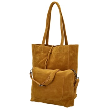 Dámsky set kabeliek žltý - Paolo bags Viorel