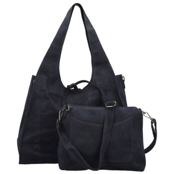 Dámsky set kabeliek tmavo modrý - Paolo bags Sherika