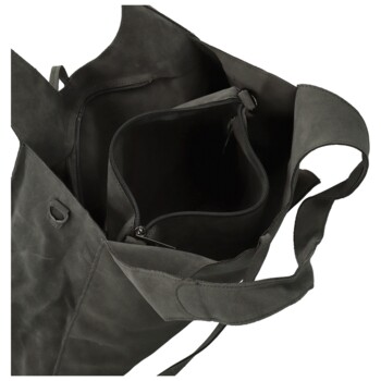 Dámsky set kabeliek tmavo šedý - Paolo bags Sherika