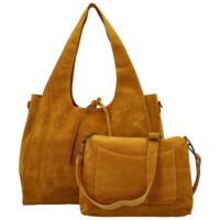 Dámsky set kabeliek žltý - Paolo bags Sherika 