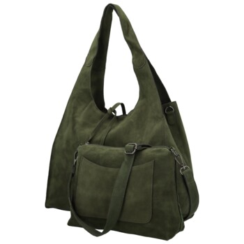 Dámsky set kabeliek tmavo zelený - Paolo bags Sherika