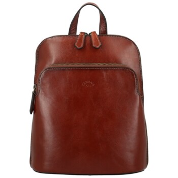 Dámsky kožený batoh hnedý - Katana Naira