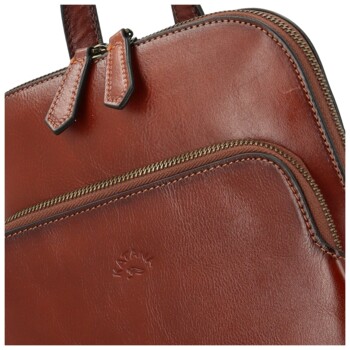 Dámsky kožený batoh hnedý - Katana Naira