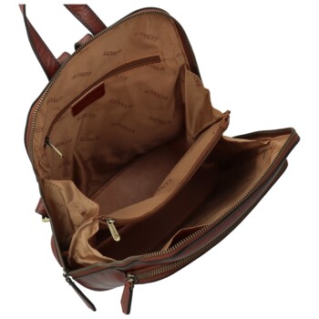 Dámsky kožený batoh hnedý - Katana Naira