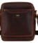 Pánska kožená taška hnedá - Peterson Tarik