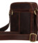 Pánska kožená taška hnedá - Peterson Tarik