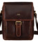 Pánska kožená taška hnedá - Peterson Salmon