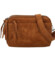 Dámska crossbody kabelka koňaková - Paolo bags Josefin