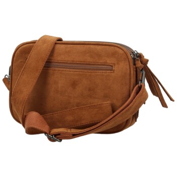 Dámska crossbody kabelka koňaková - Paolo bags Josefin