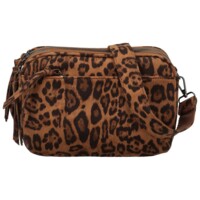 Dámska crossbody kabelka leopard/hnedá - Paolo bags Josefin