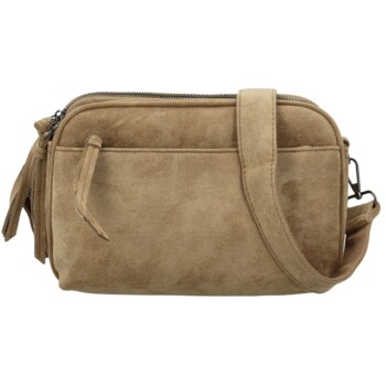Dámska crossbody kabelka khaki - Paolo bags Josefin