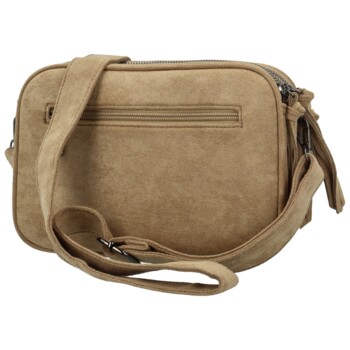 Dámska crossbody kabelka khaki - Paolo bags Josefin