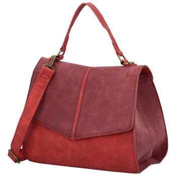 Dámska kabelka do ruky červeno/vínová - Paolo bags Simwa