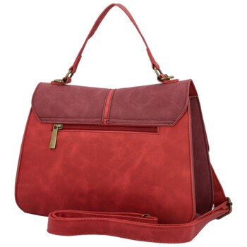 Dámska kabelka do ruky červeno/vínová - Paolo bags Simwa