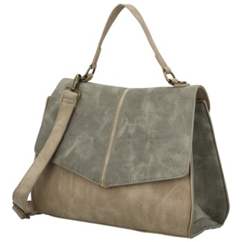 Dámska kabelka do ruky béžovo/sivá - Paolo bags Simwa