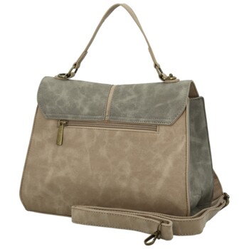 Dámska kabelka do ruky béžovo/sivá - Paolo bags Simwa