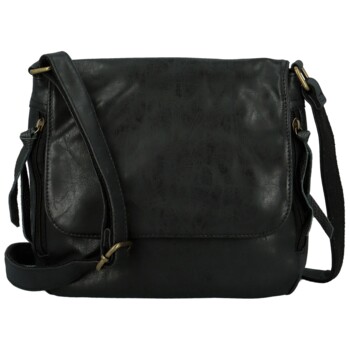 Dámska crossbody kabelka čierna - Paolo bags Aiden