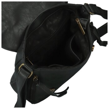 Dámska crossbody kabelka čierna - Paolo bags Aiden