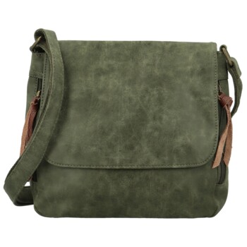 Dámska crossbody kabelka tmavo zelená - Paolo bags Aiden